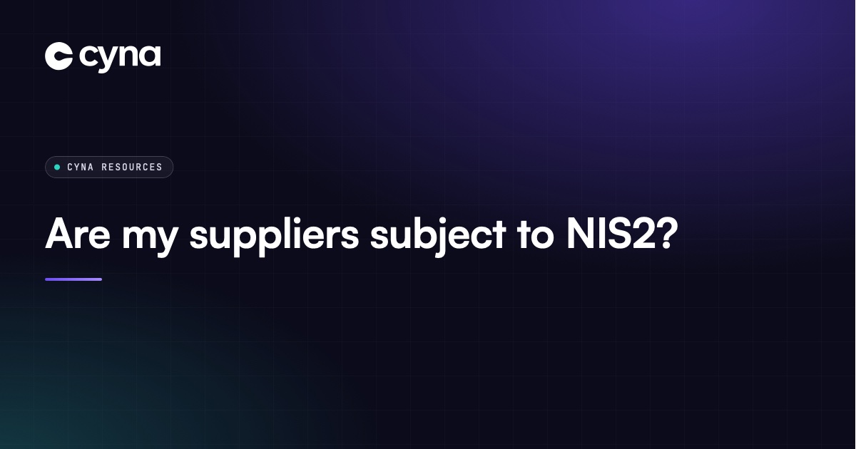 Suppliers, subcontractors and supply chain security under NIS2
