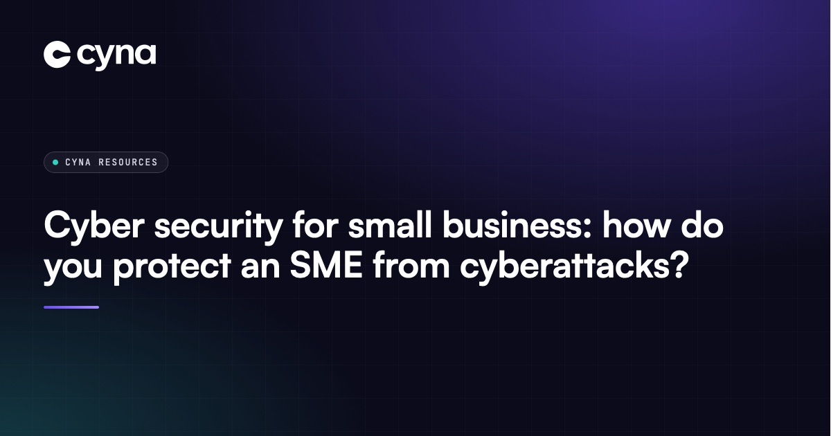 Cyber security for small business