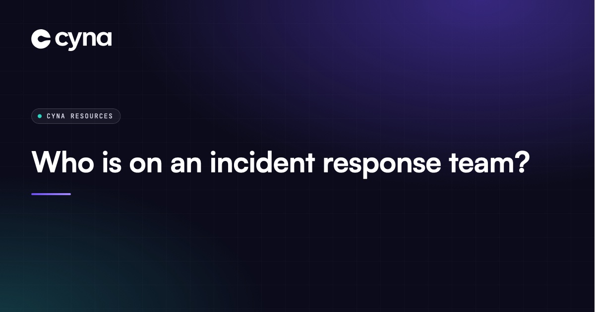 Incident response team in a crisis room
