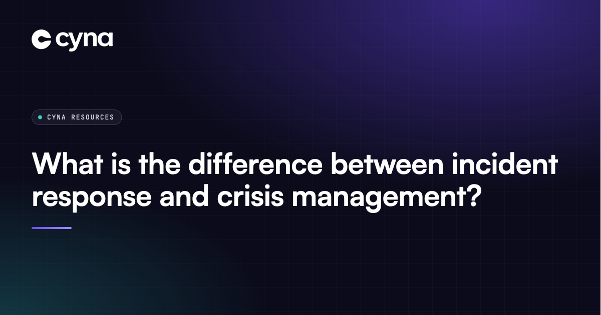 Crisis team and technical responders working together during a cyberattack