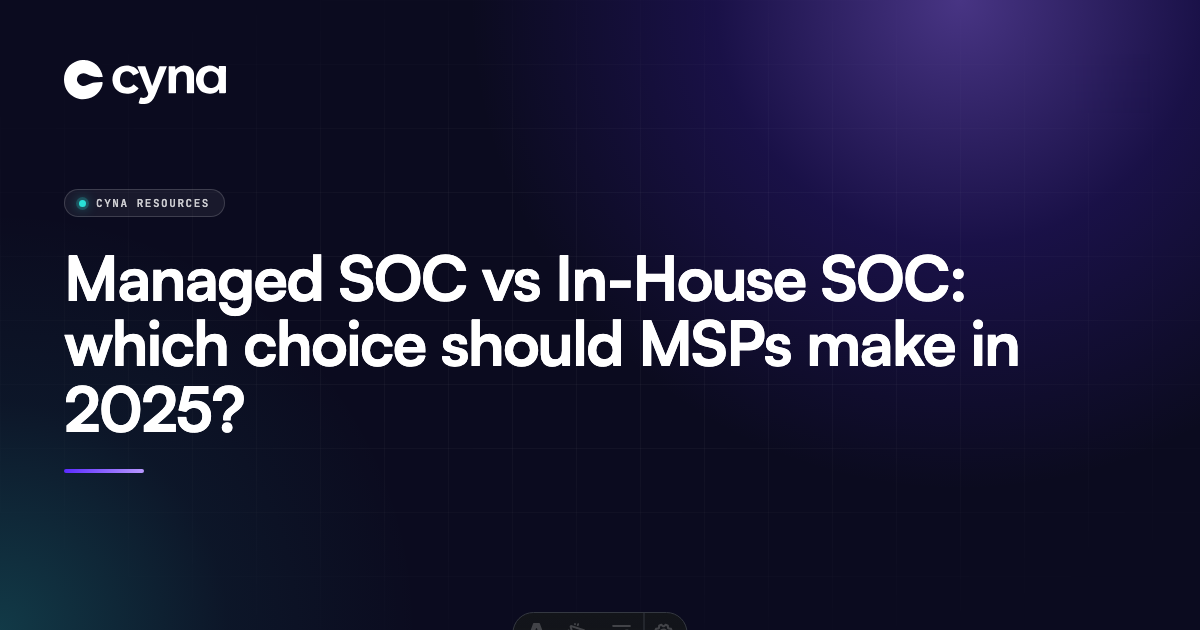 Managed SOC vs In-House SOC: which choice should you make?
