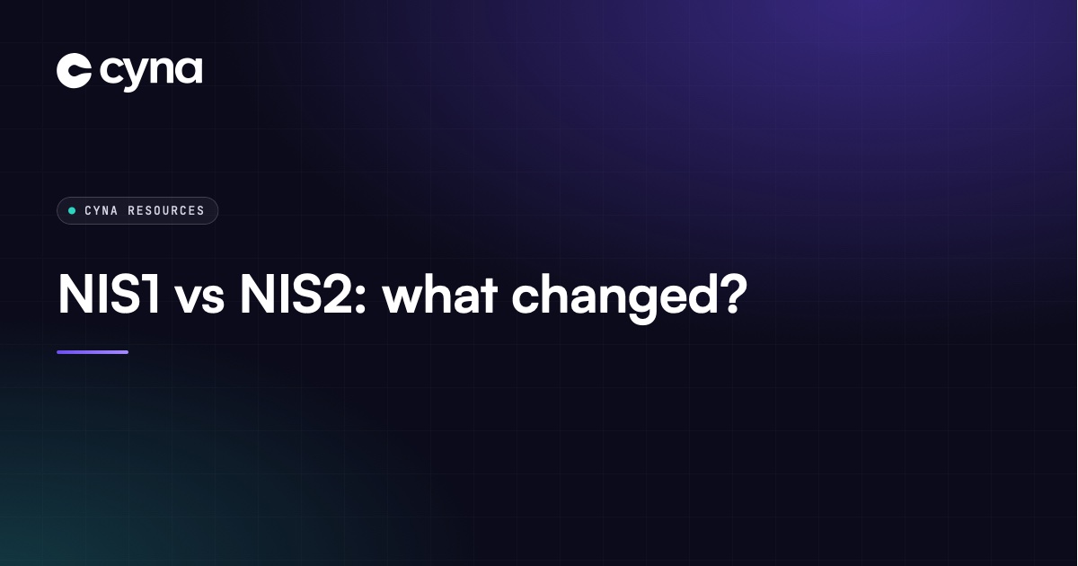 Comparison of the NIS1 and NIS2 directives