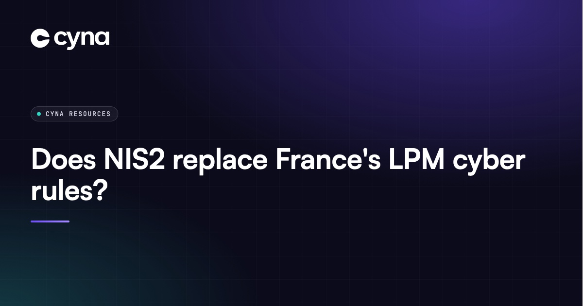 NIS2 and France's military programming law (LPM): OIV and essential entities