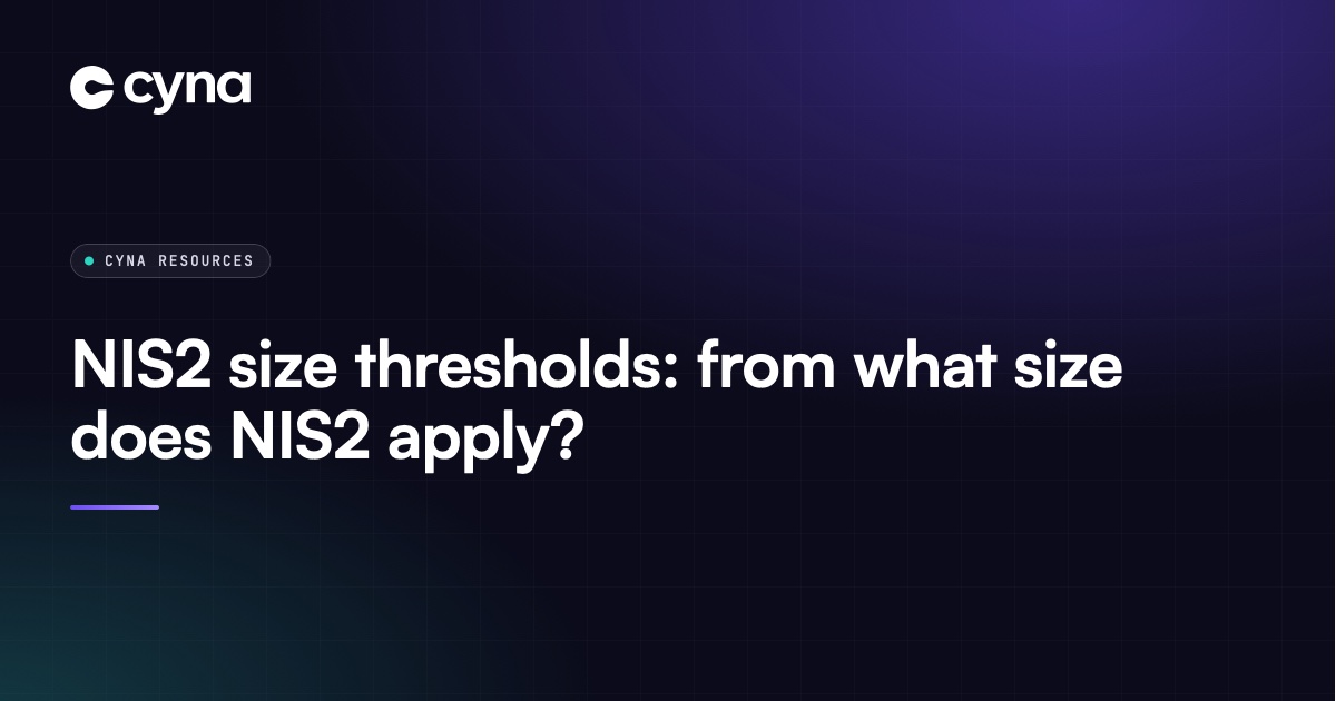 NIS2 Directive size thresholds