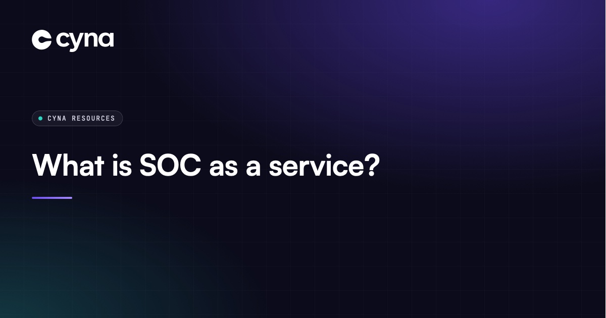 SOC as a service: a security operations centre on subscription