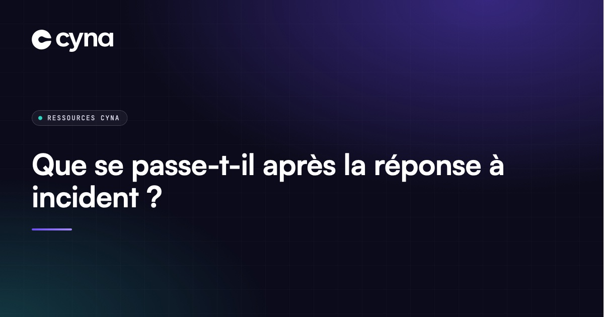 Équipe qui prépare le plan d'action après une réponse à incident