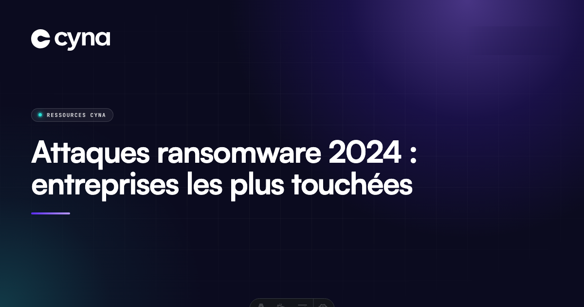 Attaques ransomware 2024 : entreprises les plus touchées