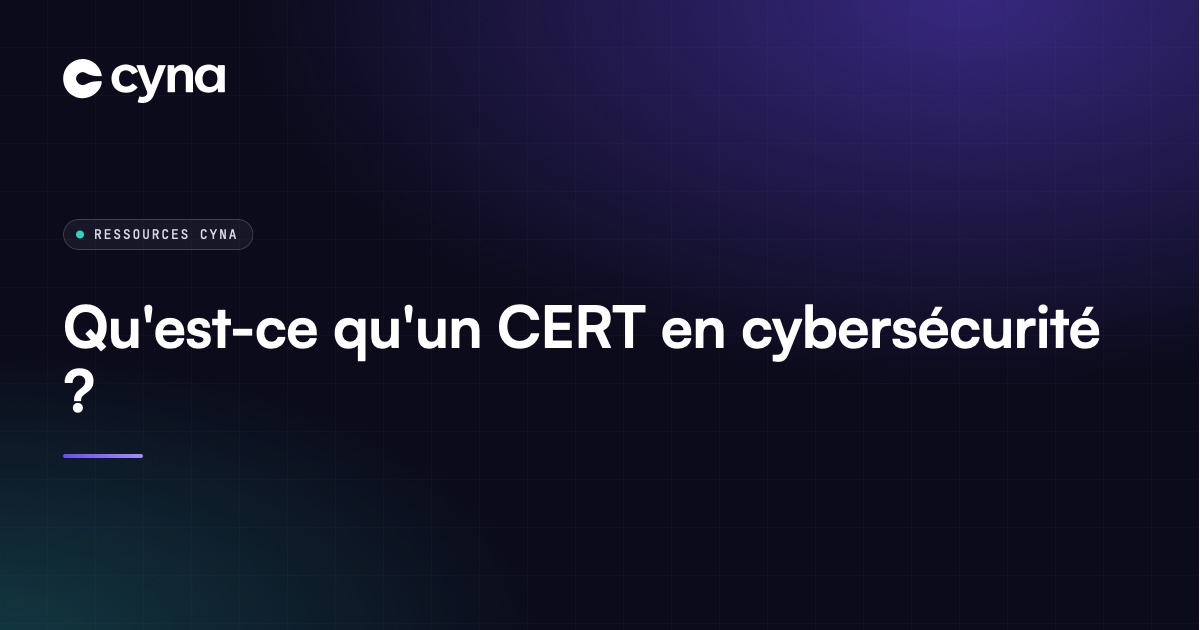 Analystes d'un CERT en intervention sur un incident de cybersécurité