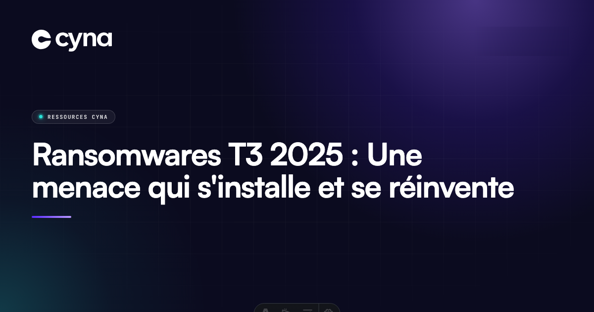 Rapport CERT cybersécurité du troisième trimestre 2025